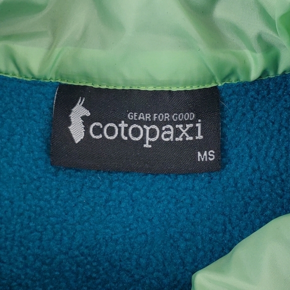 COTOPAXI Jacket Fleece Spell Out Striped Outdoor - Picture 4 of 9